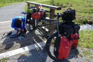 Erste gerissene Kette nach 20km...