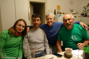 Toller Abend mit unserem Couchsurfing Host Oliver und den Eltern eines Freundes.