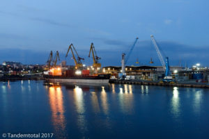 Abendstimmung auf der Fähre