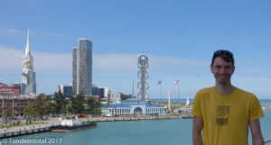 Einfahrt in den Hafen von Batumi