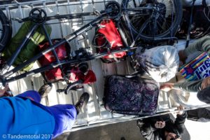 Wir schummeln 20km mit Hilfe eines Minivans
