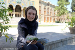 Im Garte des Golestan Palace in Teheran