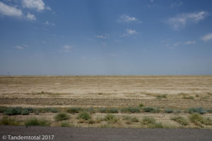 So sieht ca. 90 % der turkmenischen Landschaft aus.