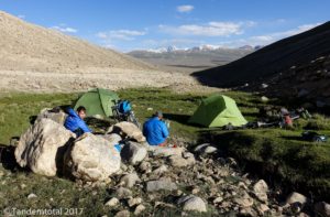 Die letzte Nacht auf 4050m vor dem ersten richtig hohen Pass