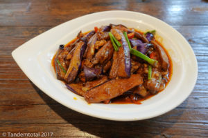 Gebratene Aubergine - eines unserer chinesischen Lieblingsgerichte